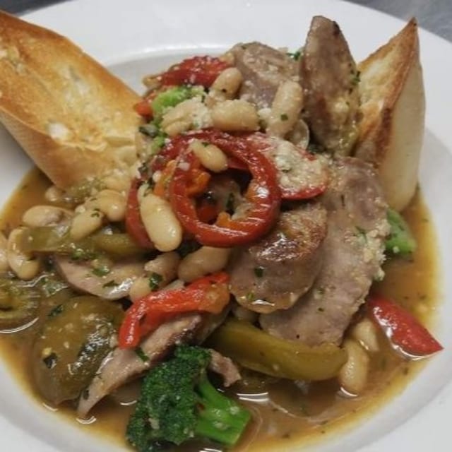 Gluten Free Spicy Sausage Starter.
