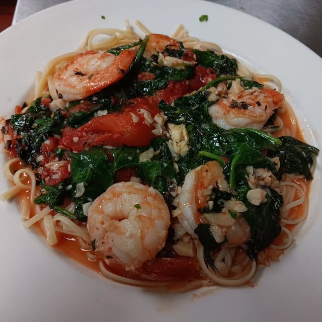 Shrimp Gaetano.