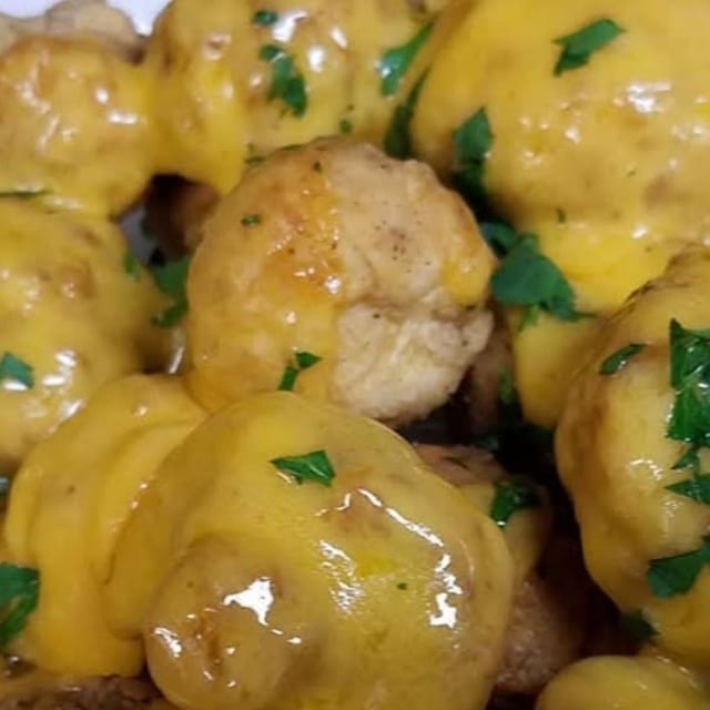 Cheddar Mushrooms.