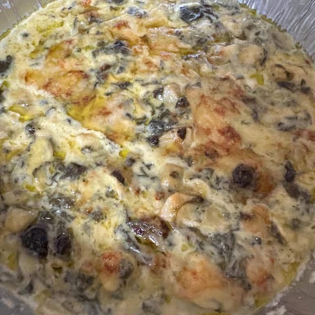 Artichoke & Spinach Dip.