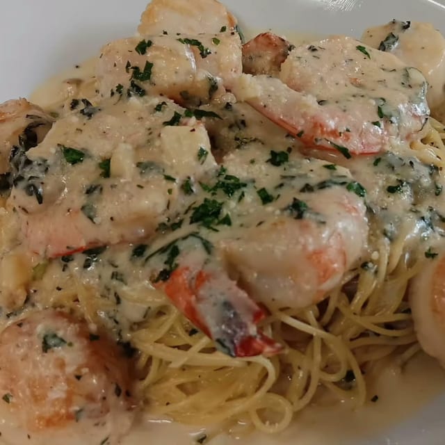Shrimp & Scallops.