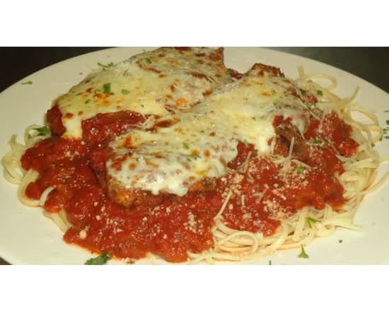 Family Chicken Parmesan.